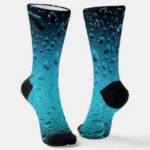 Calcetines Gotas de agua azul Guay con estilo