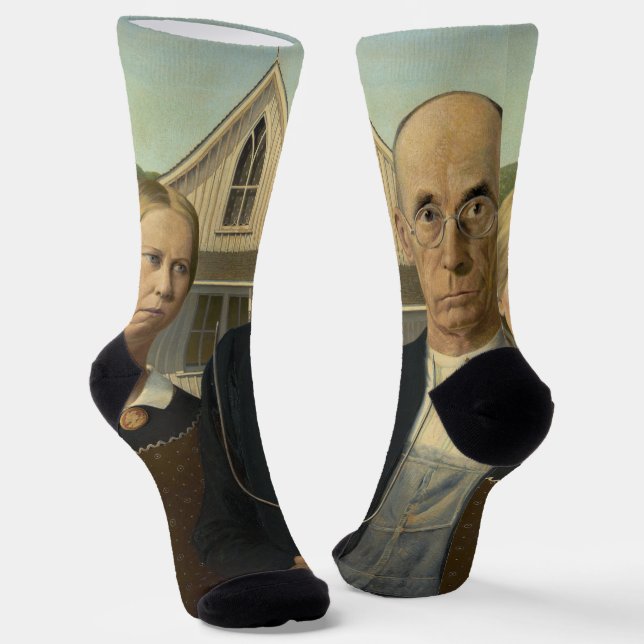 Calcetines Gótico Americano de Wood (Angular)