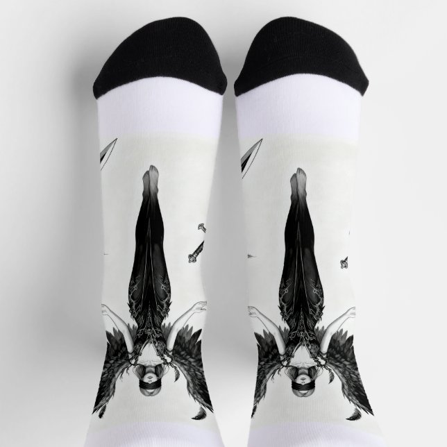 Calcetines Gótico Oscuro (Arriba)