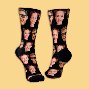 Calcetines Graciosa foto personalizada de 2 caras