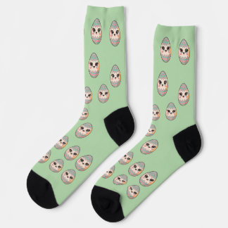 Calcetines Gracioso Huevo de Pascua Kawaii