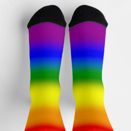 Calcetines Gradiente de Arcoíris de Orgullo LGBTQ