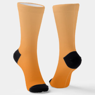 Calcetines Gradiente de Naranja Claro a Oscuro