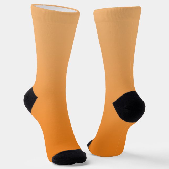 Calcetines Gradiente de Naranja Claro a Oscuro (Angular)