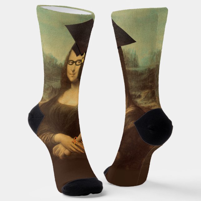 Calcetines Graduación de Mona Lisa (Angular)
