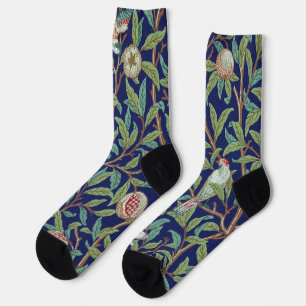 Calcetines Granada y Pajarito, William Morris