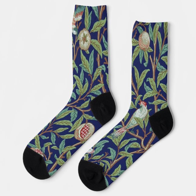 Calcetines Granada y Pajarito, William Morris (Izquierda)