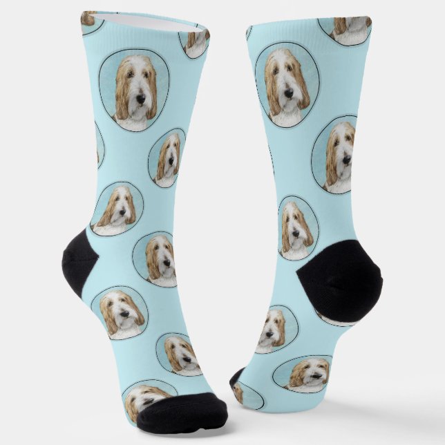 Calcetines Grand Basset Griffon Vendeen GBGV Original Dog Art (Angular)