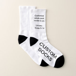 Calcetines grandes de Personalizable personalizado