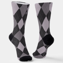 Gray Argyle Monograma Inicial