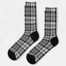 Calcetines Gray Blackwatch Tartan Plaid Design