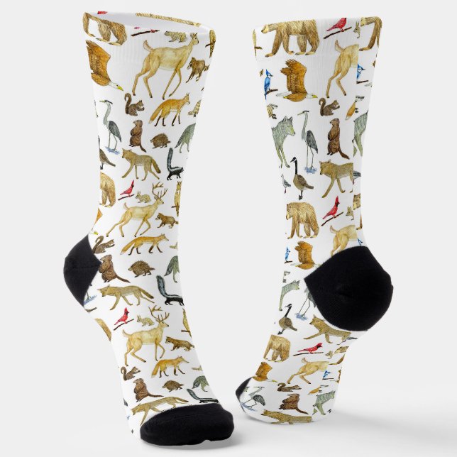 Calcetines Great Lakes Wildlife Crew Socks (Angular)