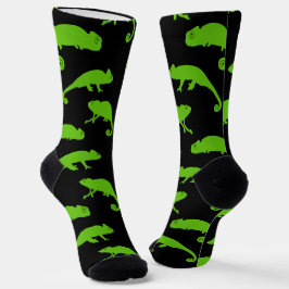 Calcetines Green Chameleon Reptile
