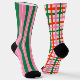 Calcetines Green, Red and PInk socks