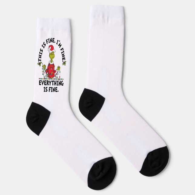 Calcetines Grinch | Everything is Fine (Derecha)