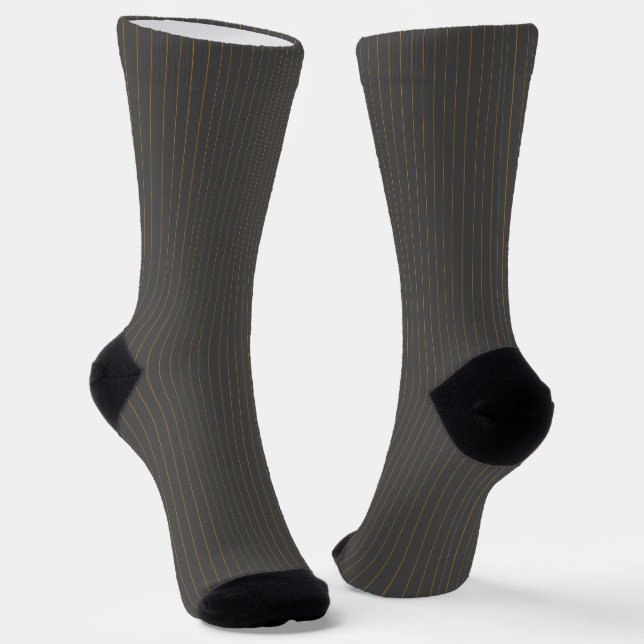 Calcetines Gris con pinzas Naranjas (Angular)