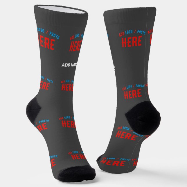 CALCETINES GRIS DE PERSONALIZABLE MODERNO ELEGANTE VERIFICADO (Angular)