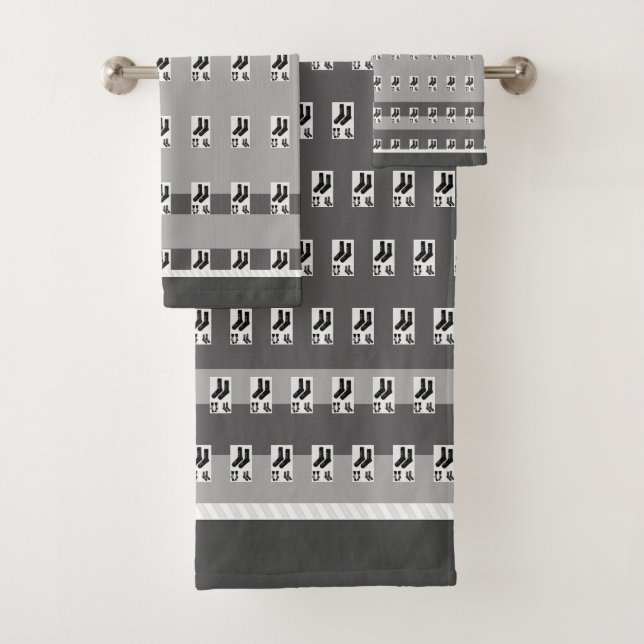 Calcetines grises de novedad (In situ)