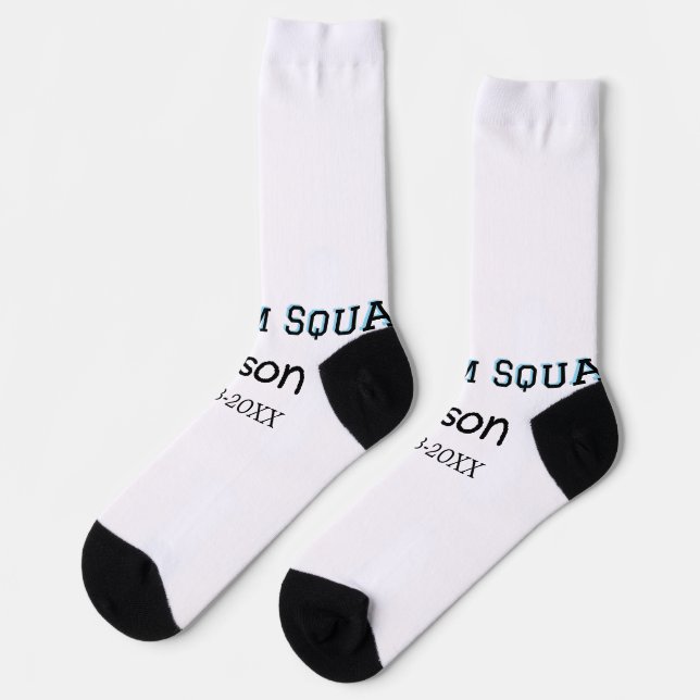 Calcetines Groom Squad groomsman despedida de soltera agregar (Izquierda)