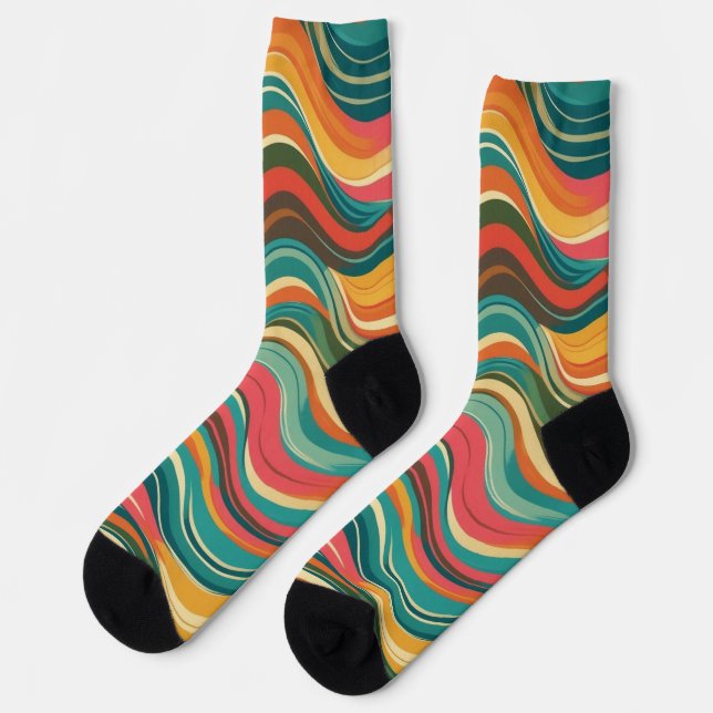 Calcetines Groove Waves 70s Psychedelic (Izquierda)