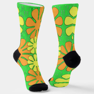 Calcetines Groovy Flower Design