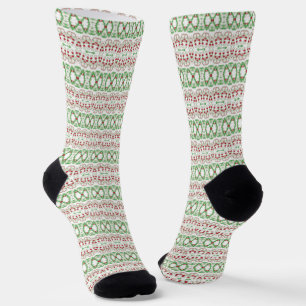 Calcetines Groovy Funky Tie Dye Navidad Boho Hippie Mandala