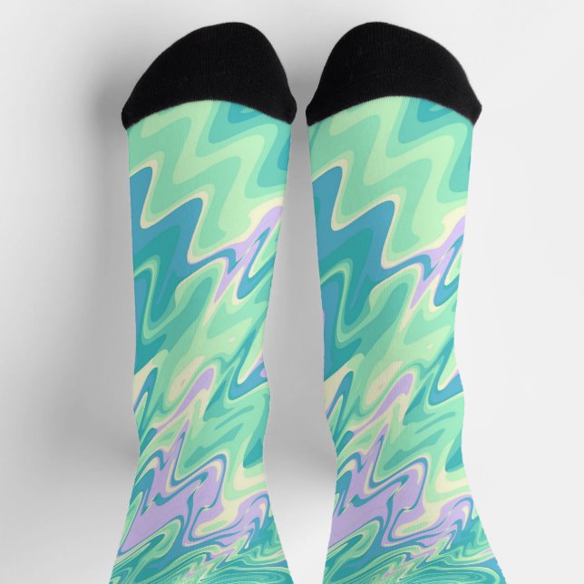 Calcetines Groovy Ripples (Arriba)