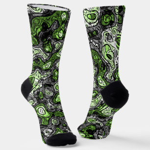 Calcetines Groovy Trippy Grungy Funky Resumen Orgullo Agénero