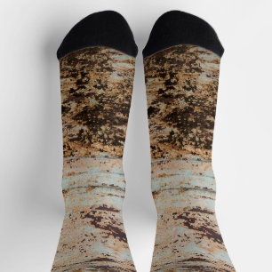 Calcetines Grunge rust textura
