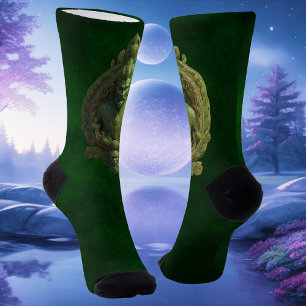 Calcetines Guardián de la Tierra: Hombre Verde