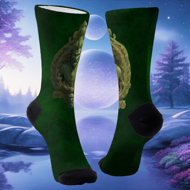 Calcetines Guardián de la Tierra: Hombre Verde (Subido por el creador)