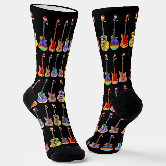 Calcetines Guitars Colorful Dad Navidades (Angular)