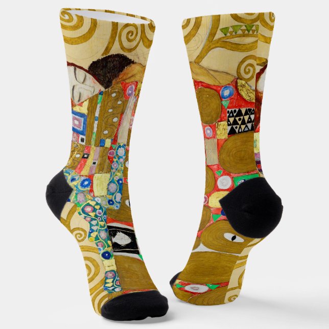 Calcetines Gustav Klimt Fulfillment Nouveau Couple (Angular)