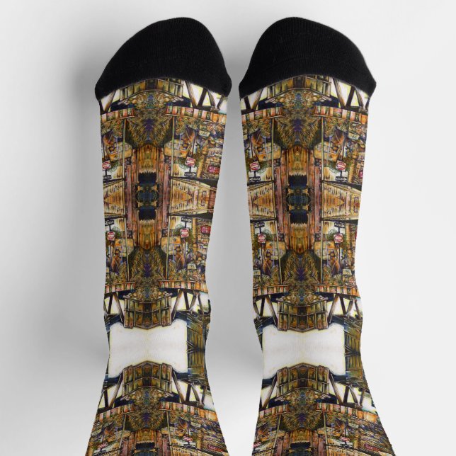 Calcetines Hace que la creatividad brille todo lo más (Arriba)