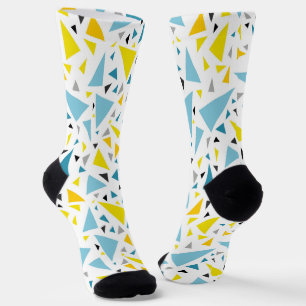 Calcetines Haga clic en el diseño favorito Triángulo amarillo