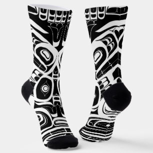 Calcetines Haida Eagle Thunderbird Columbia Noroeste