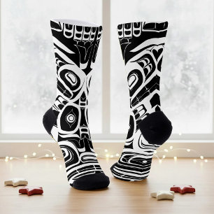 Calcetines Haida Eagle Thunderbird Columbia Noroeste