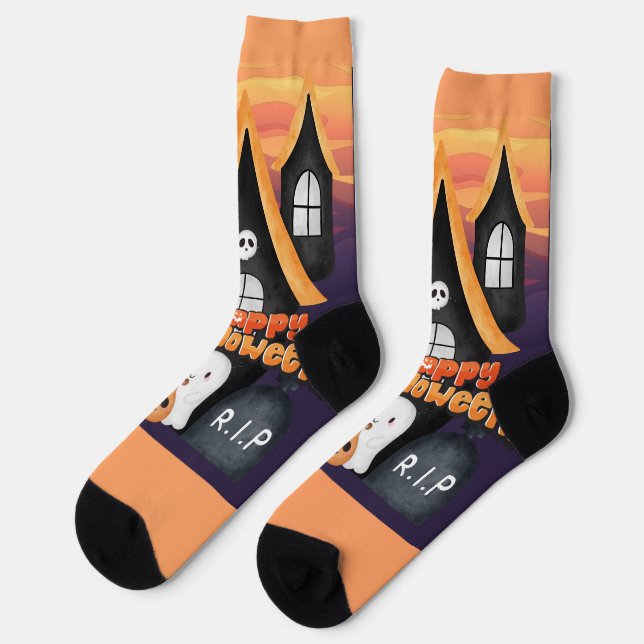 Calcetines halloween (Izquierda)