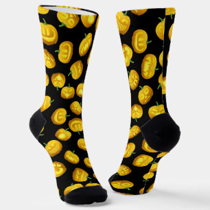 Calcetines Halloween de calabaza Jack-o-Lanterns