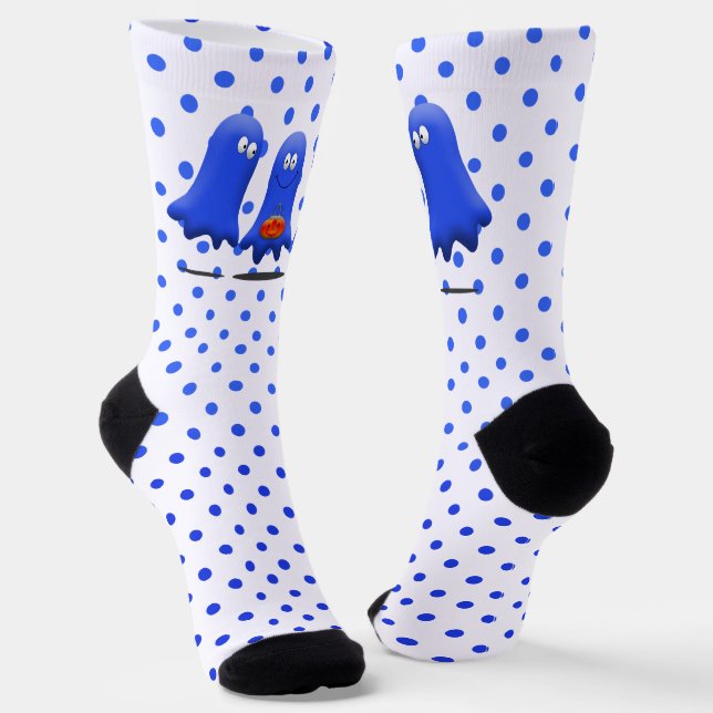 Calcetines Halloween del Hombre Azul (Angular)