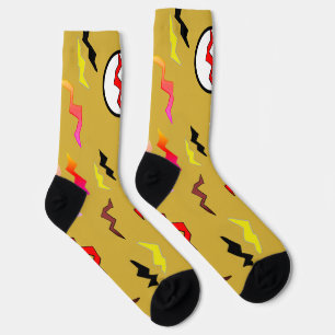 Calcetines Halloween del Relámpago Rojo de Oro