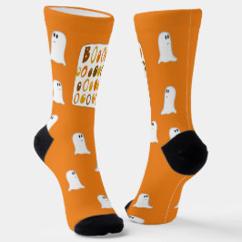 Calcetines Halloween fantasma 'BOO' lindo
