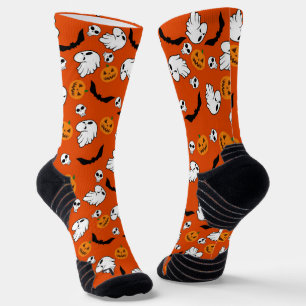 Calcetines Halloween Ghost Bats Skumpkin