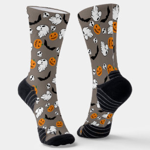 Calcetines Halloween Ghost Bats Skumpkin