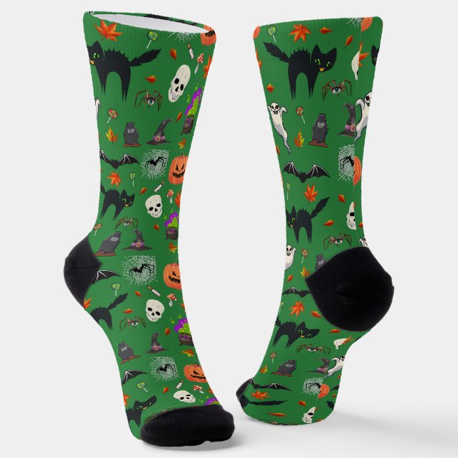 Calcetines Halloween Guapa Y Espeluznante (Angular)