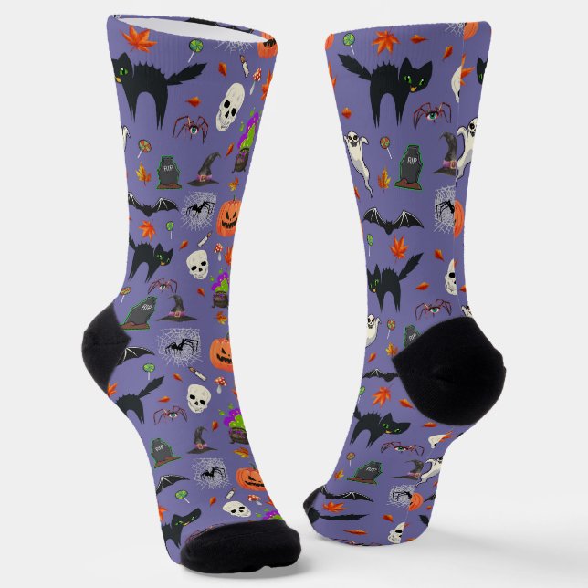 Calcetines Halloween Guapa Y Espeluznante (Angular)
