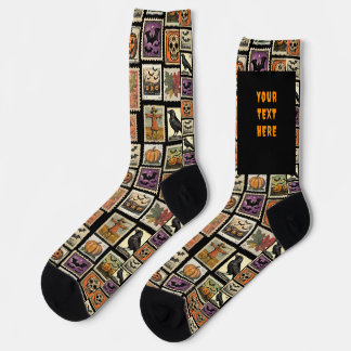 Calcetines Halloween Spooky Feet Personalizable Crew Socks