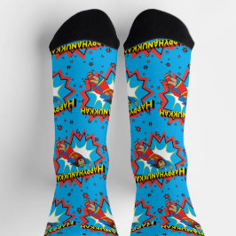Calcetines Hanukkah Socks "Super Judah"