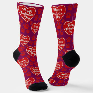 Calcetines Happy Valentine’s Day Cat Lover Socks