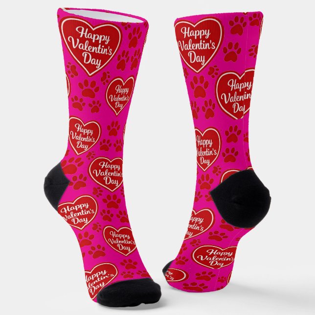 Calcetines Happy Valentine’s Day Cat Lover Socks (Angular)